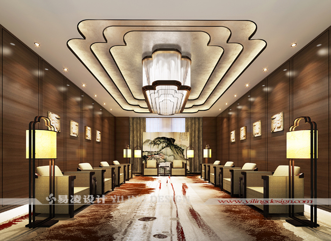 桐城天红酒店设计（四星级）-贵宾接待室设计